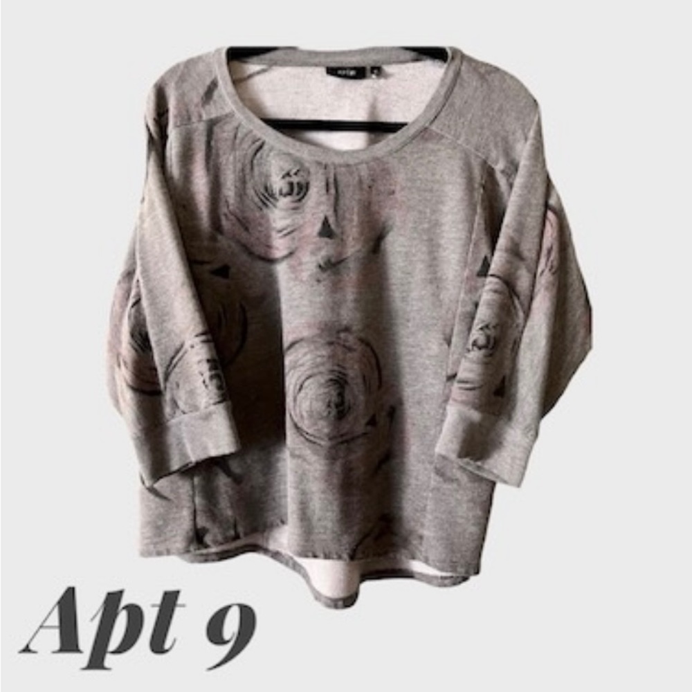 Apt 9 Gray Sweatshirt